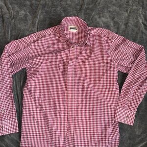 Mens Wrangler Riata Button Up Shirt Size Medium